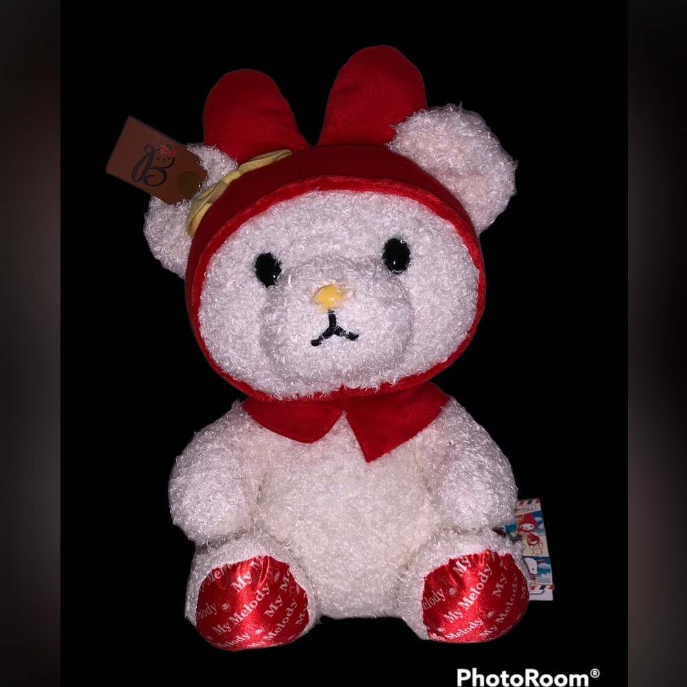 Bon Voyage Bear X My Melody Sanrio 
Super RARE NEW Japan Exclusive BIG plushie